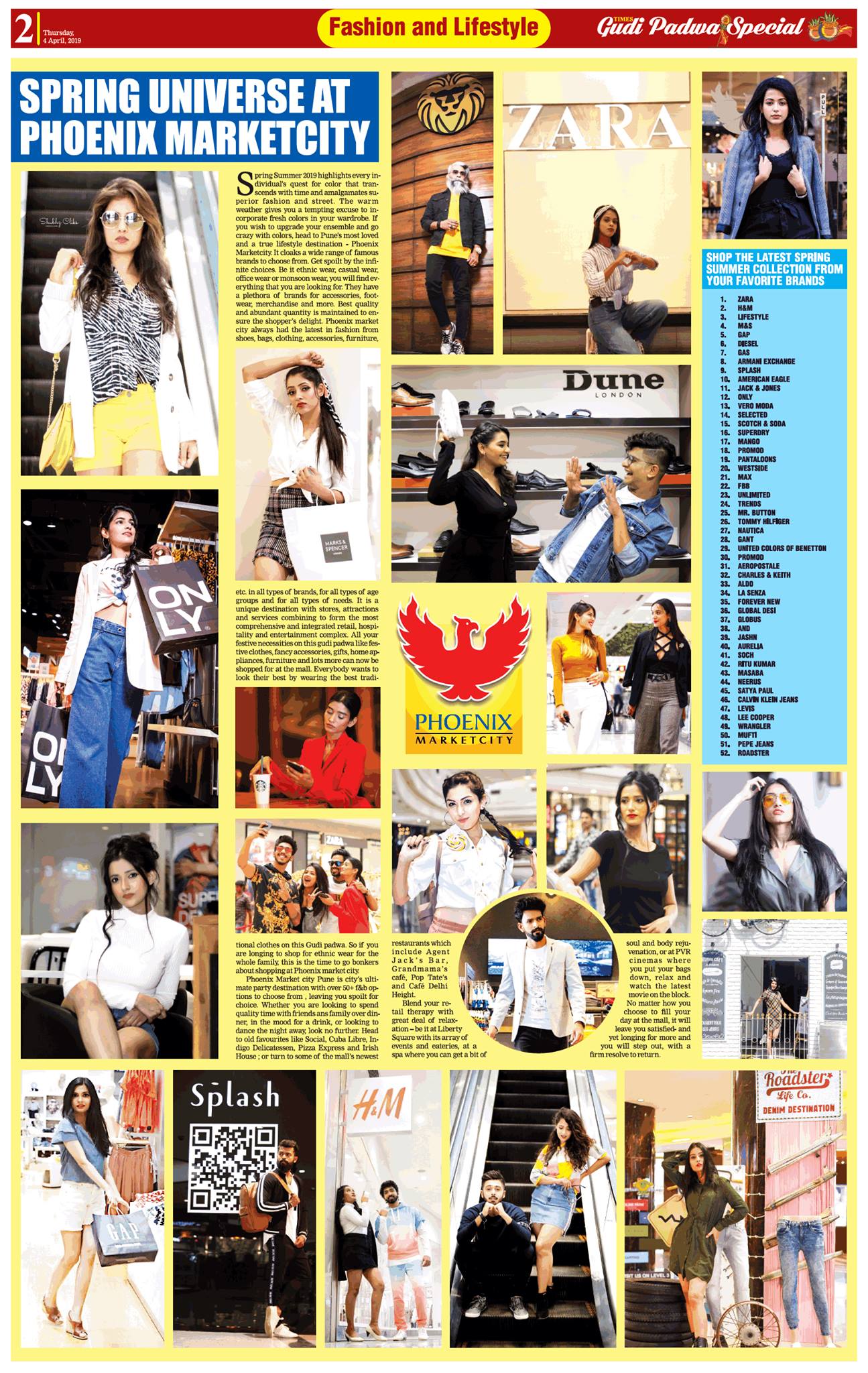 “TIMES OF INDIA”, “Pune Times” Supplement