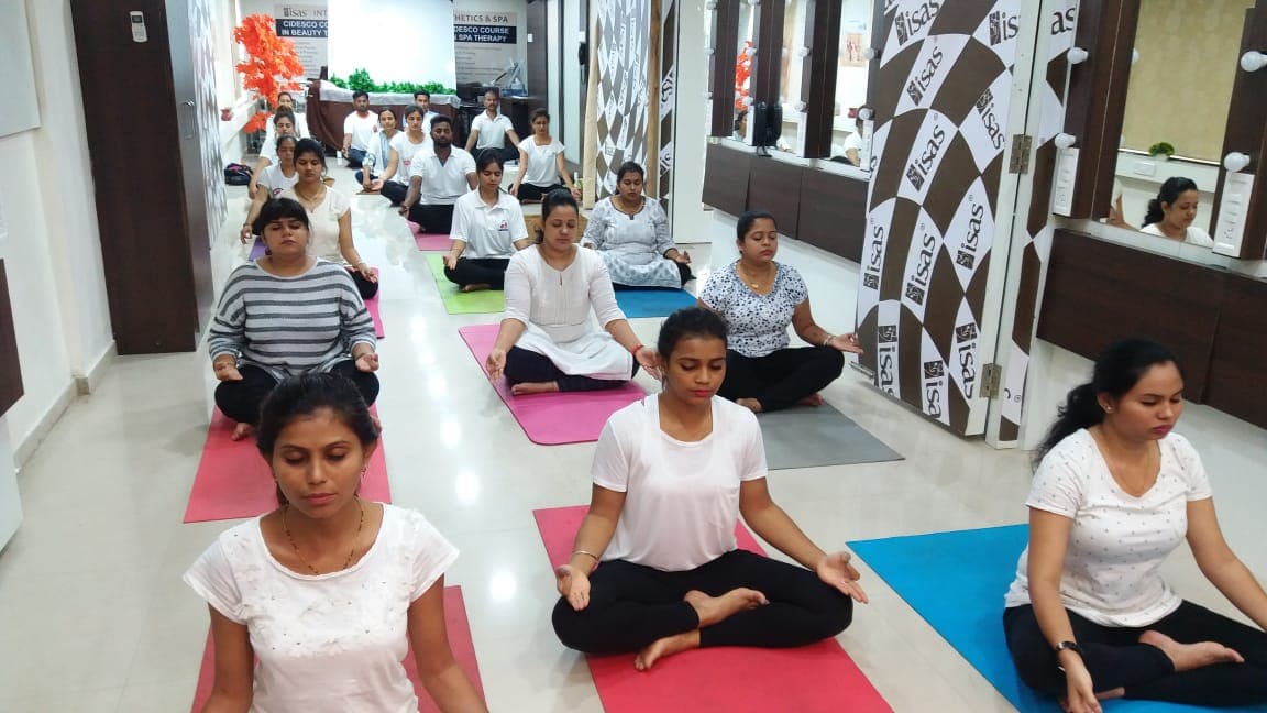 Team ISAS PCMC,Pune celebrating Yoga day