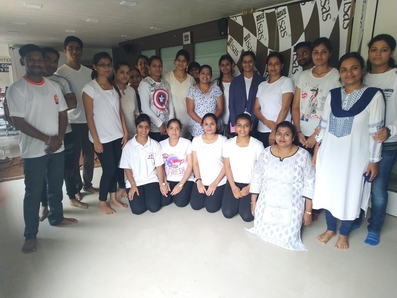 Team ISAS PCMC,Pune celebrating Yoga day