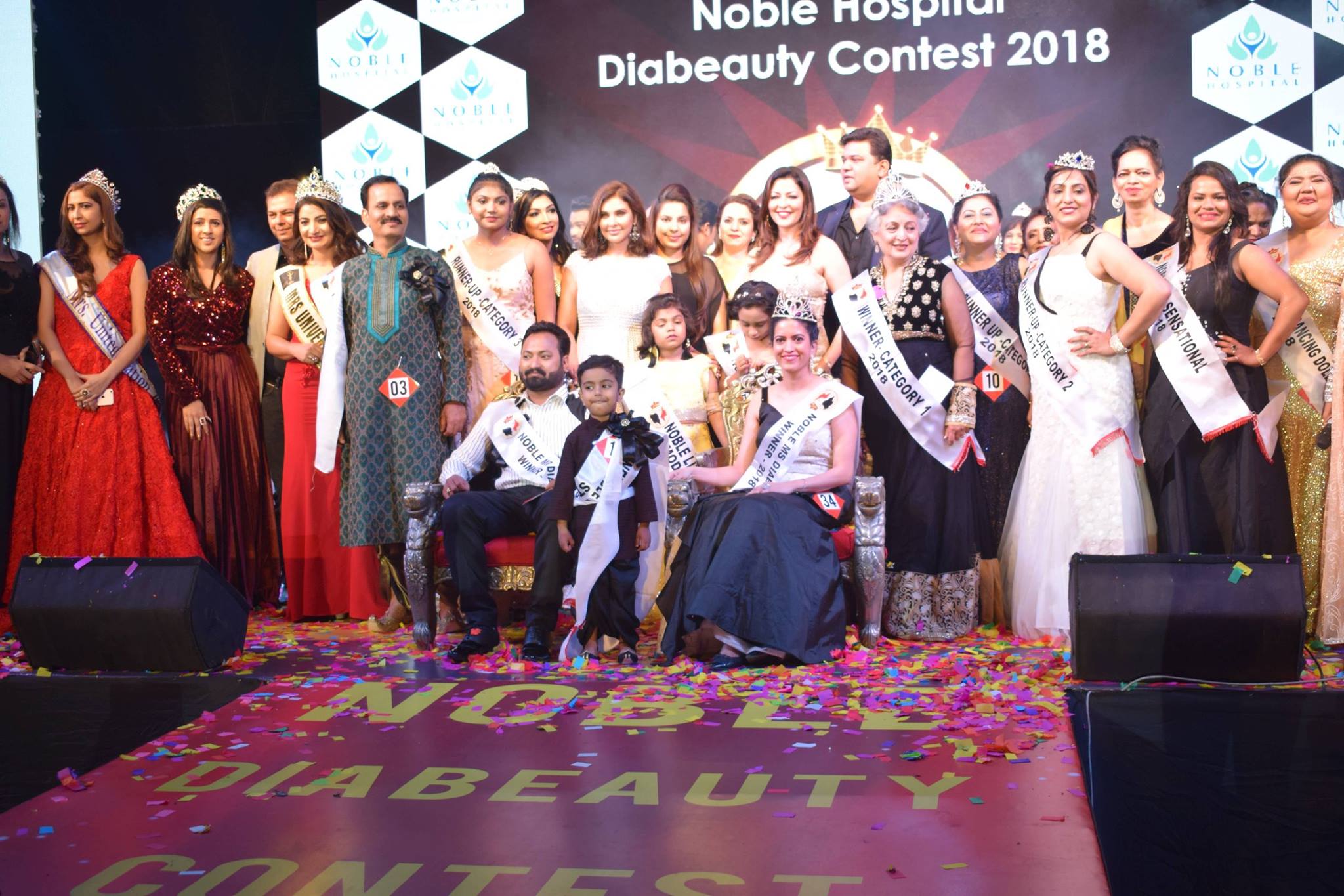 ISAS HAIR & MAKEUP PARTNER for NOBLE MR & MS DIABEAUTY CONTEST 2018