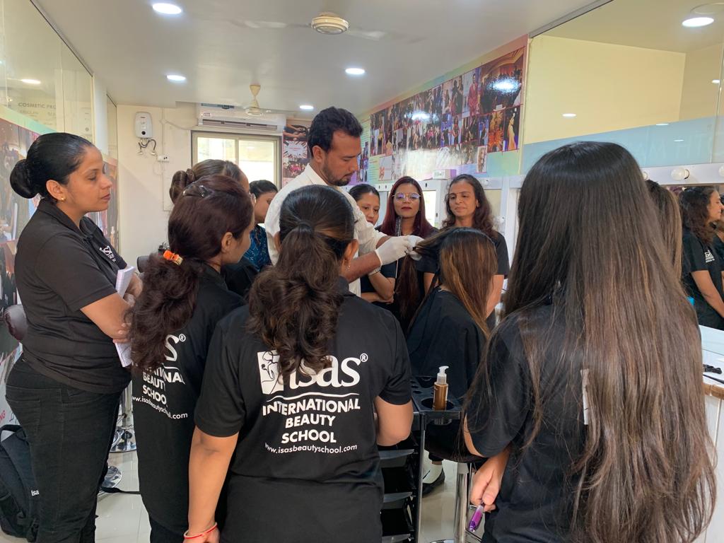 Hair Keratin seminar at ISAS Vadodara